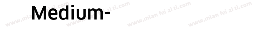 玄武 Medium字体转换